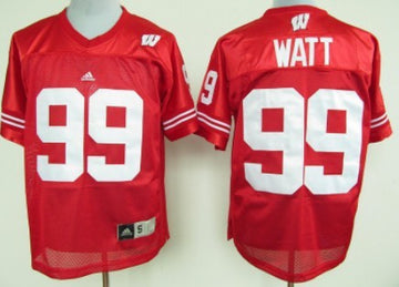 J.J. Watt Wisconsin Badgers red jersey