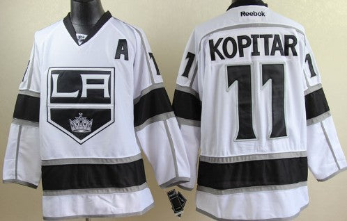 Anze Kopitar Los Angeles Kings white jersey