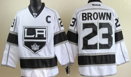 Dustin Brown Los Angeles Kings white jersey