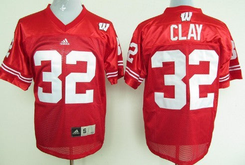 John Clay Wisconsin Badgers red jersey
