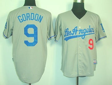 Dee Gordon Los Angeles Dodgers gray jersey