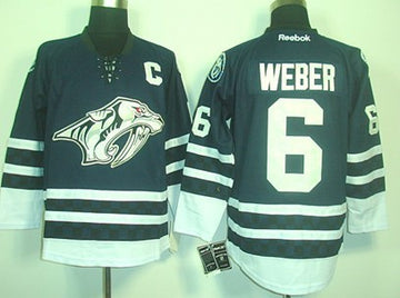 Shea Weber Nashville Predators blue Third jersey