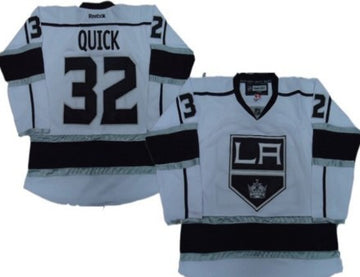 Jonathan Quick Los Angeles Kings white jersey