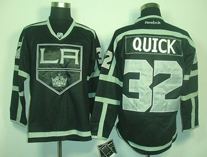 Jonathan Quick Los Angeles Kings black jersey