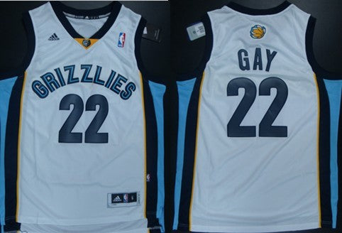 Rudy Gay Revolution Memphis Grizzlies white jersey
