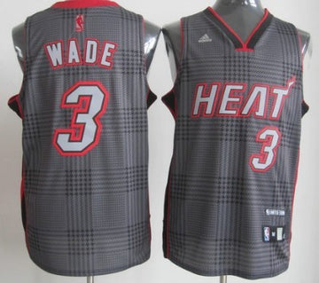 Dwyane Wade Miami Heat black Fashion jersey