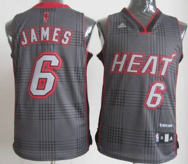 LeBron James Miami Heat black Fashion jersey