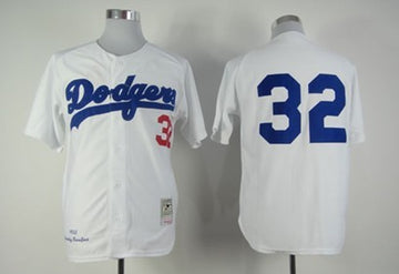 Sandy Koufax Los Angeles Dodgers white Throwback jersey