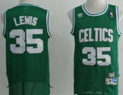 Reggie Lewis Boston Celtics green Throwback jersey