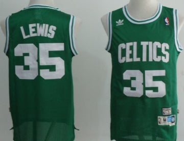 Reggie Lewis Boston Celtics green Throwback jersey