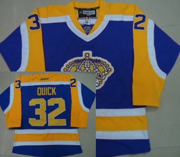 Jonathan Quick Los Angeles Kings purple jersey