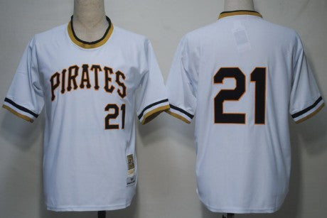 Roberto Clemente Pittsburgh Pirates white Throwback jersey