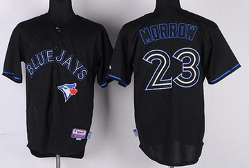 Brandon Morrow Toronto Blue Jays black Fashion jersey