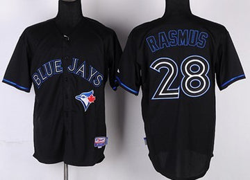 Colby Rasmus Toronto Blue Jays black Fashion jersey