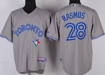 Colby Rasmus Toronto Blue Jays gray jersey