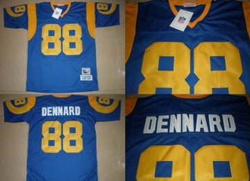 Preston Dennard Los Angeles Rams blue Throwback jersey
