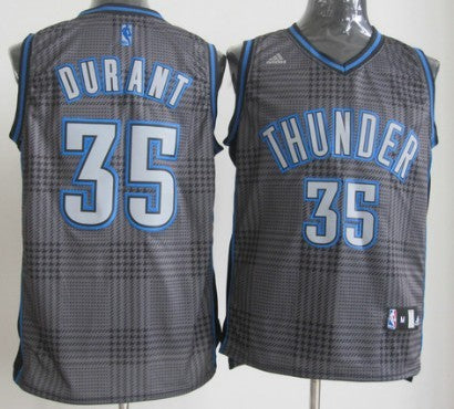 Kevin Durant Oklahoma City Thunder black Fashion jersey