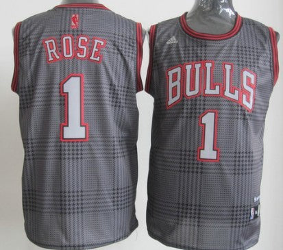 Derrick Rose Chicago Bulls black Fashion jersey