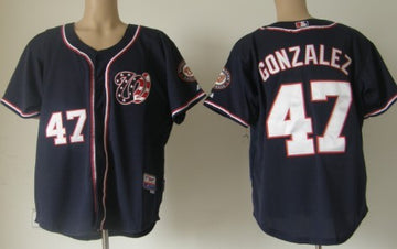 Gio Gonzalez Washington Nationals navy jersey