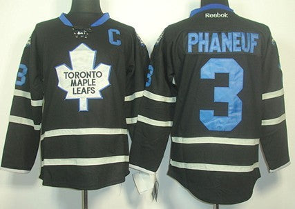 Dion Phaneuf Toronto Maple Leafs black jersey