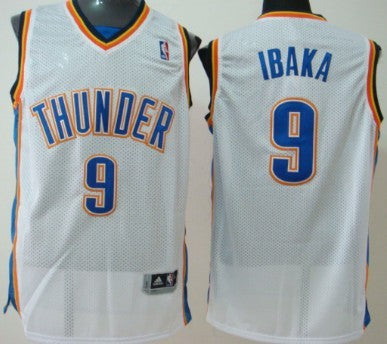 Serge Ibaka Oklahoma City Thunder white jersey