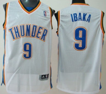 Serge Ibaka Oklahoma City Thunder white jersey