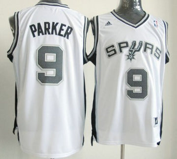 Tony Parker Revolution San Antonio Spurs white jersey