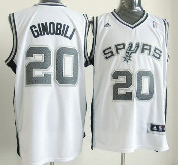 Manu Ginobili Revolution San Antonio Spurs white jersey