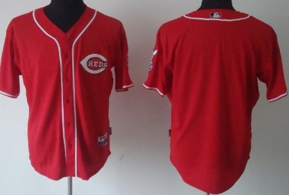 Custom Cincinnati Reds red jersey
