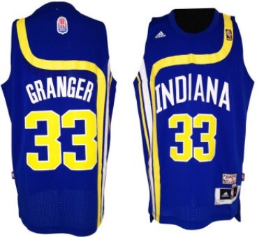 Danny Granger Aba Hardwood Indiana Pacers blue Classic jersey