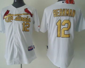 Lance Berkman St. Louis Cardinals white jersey