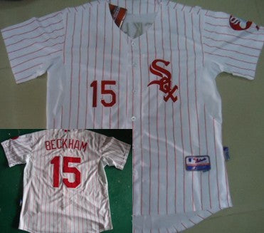 Gordon Beckham Chicago White Sox white jersey