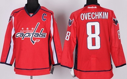 Alex Ovechkin Washington Capitals red jersey