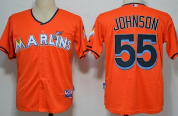 Josh Jonhson Miami Marlins orange jersey