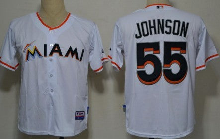 Josh Jonhson Miami Marlins white jersey