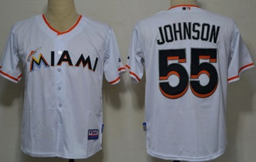 Josh Jonhson Miami Marlins white jersey