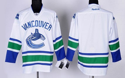 Custom Vancouver Canucks white jersey