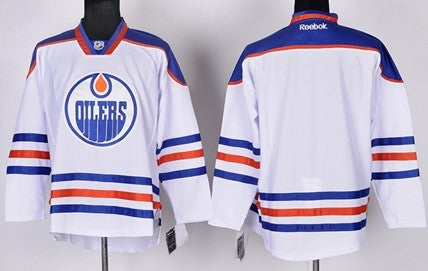 Custom Edmonton Oilers white jersey