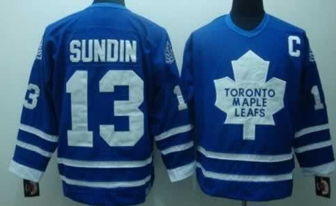 Mats Sundin Toronto Maple Leafs blue Throwback jersey