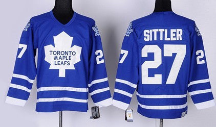 Darryl Sittler Toronto Maple Leafs blue Throwback jersey