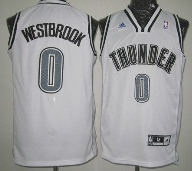 Russell Westbrook Revolution Oklahoma City Thunder white jersey
