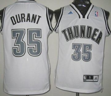 Kevin Durant Revolution Oklahoma City Thunder white jersey