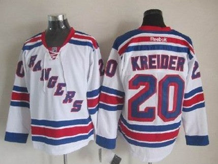 Chris Kreider New York Rangers white jersey