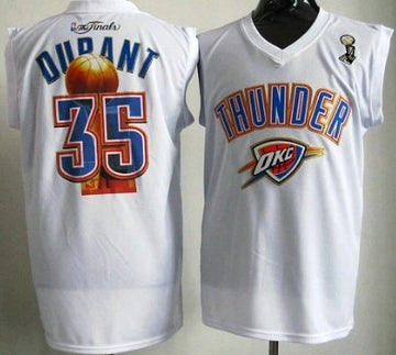 Kevin Durant Oklahoma City Thunder white jersey