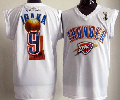 Serge Ibaka Oklahoma City Thunder white jersey
