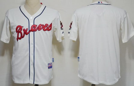 Custom Atlanta Braves cream jersey