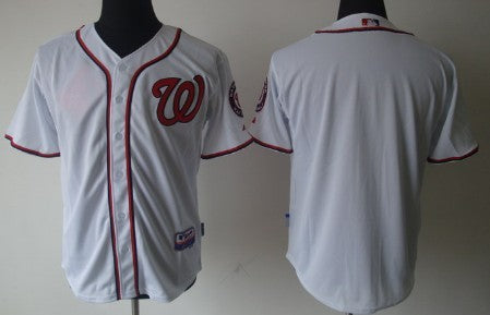 Custom Washington Nationals white jersey