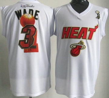 Dwyane Wade Miami Heat white jersey