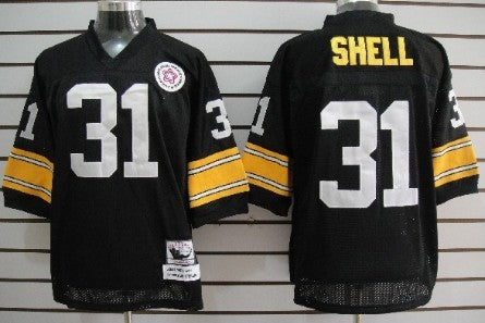 Donnie Shell Pittsburgh Steelers black Throwback jersey