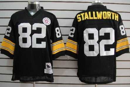 John Stallworth Pittsburgh Steelers black Throwback jersey